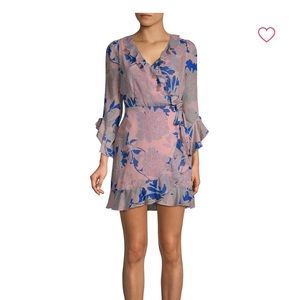 Red Carter:  Floral wrap dress